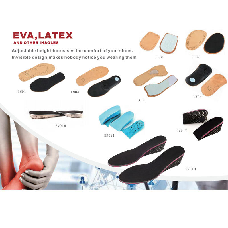 Eva,Latex and Other Insoles