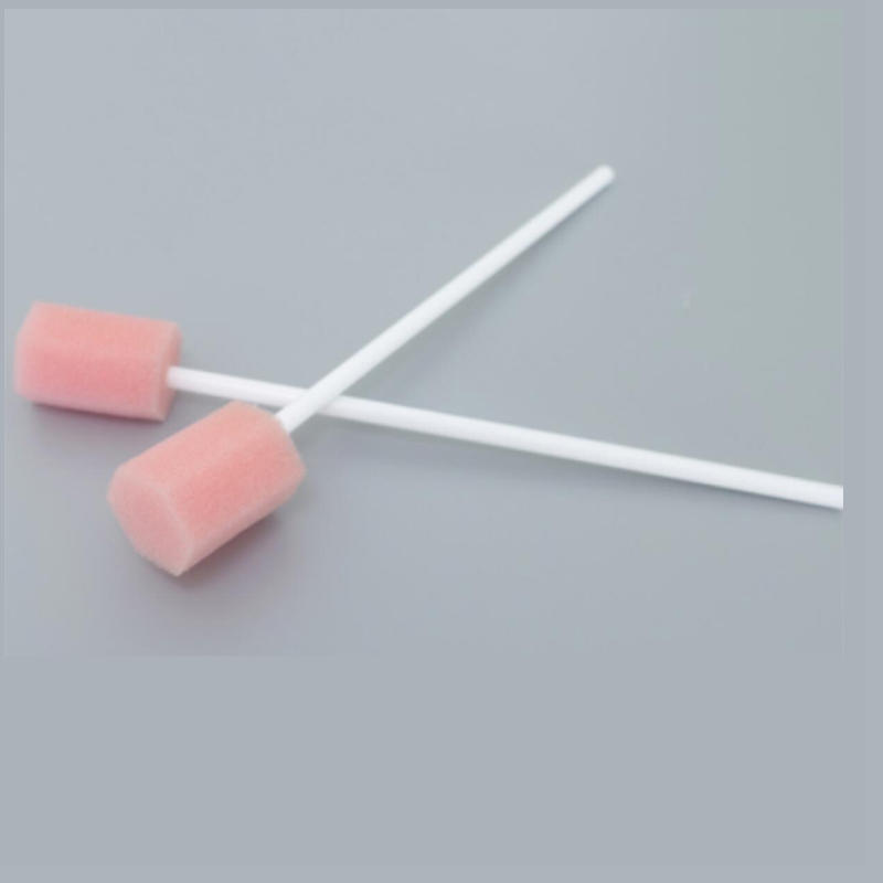 Disposable Oral Swabs Oral Care Stick with Foam Sponge Swab Tooth Mouth Cleaning 