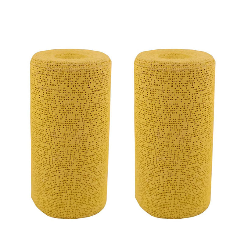 Yellow Plaster Cloth Sports Bandages Rolls for Art 