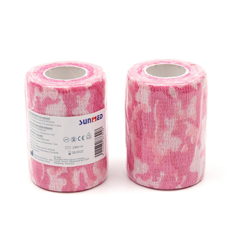 Sports Elastic Non Woven Cohesive Bandage For Wound 
