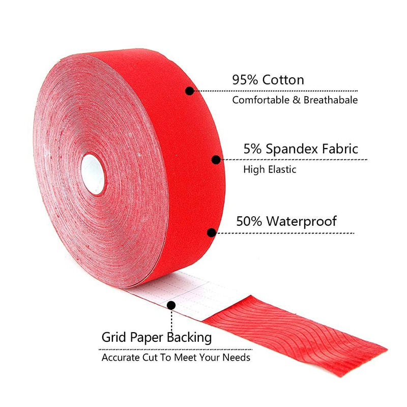 Hypoallergenic Breathable Sports Muscle Strapping Kinesiology Tape 