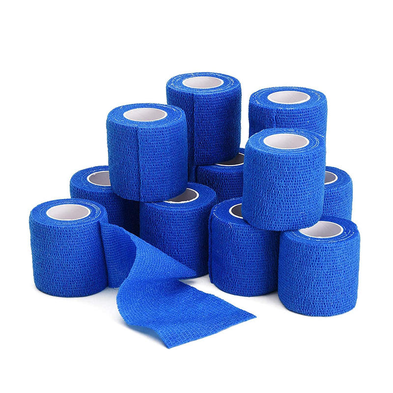 Waterproof Non Woven Adhesive First Aid Sports Cohesive Bandage 