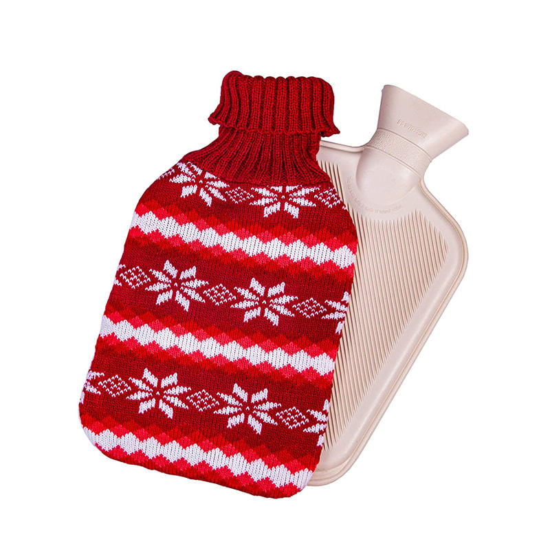 Christmas Snowflake Winter Hot Water Bag for Bed Warmer