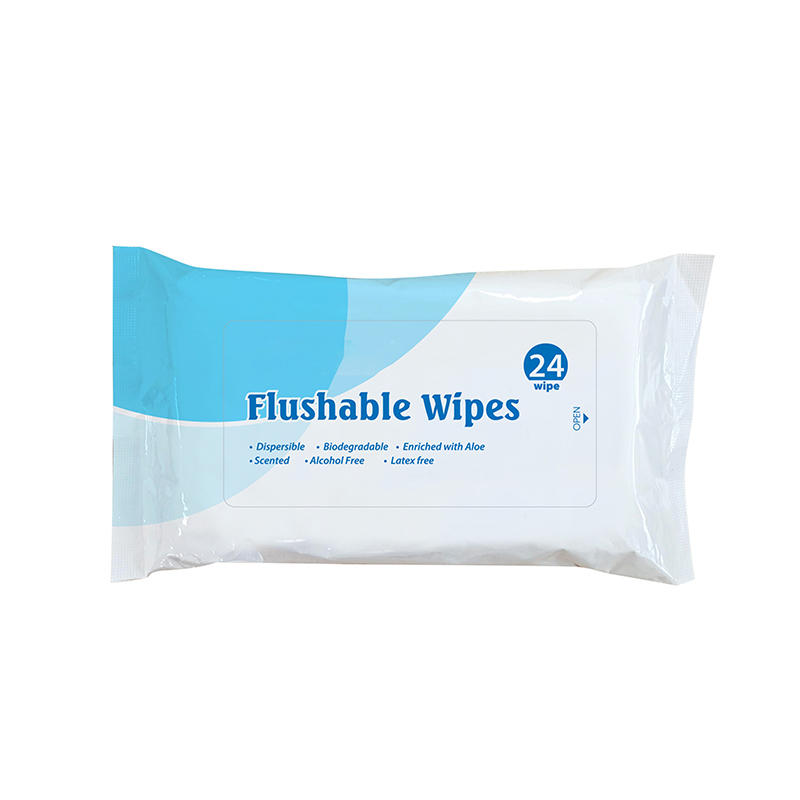 Large Scented Dispersible Flushable Wet Wipes for Adult 