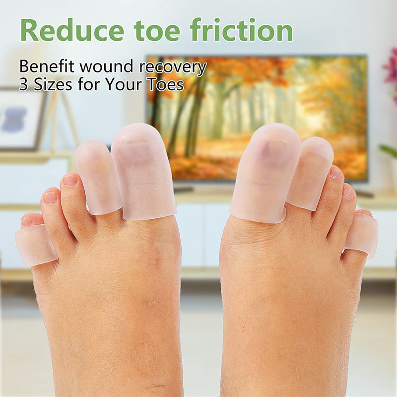Breathable Gel Big Toe Protector for Blisters 