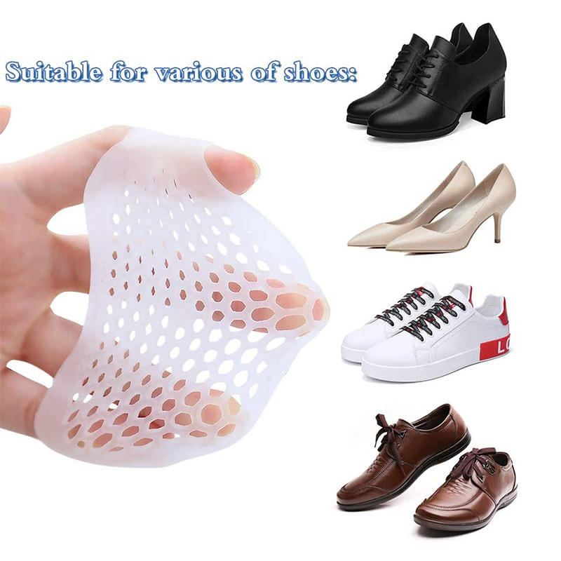 Breathable Soft Gel Forefoot Cushion for Pain Relief 