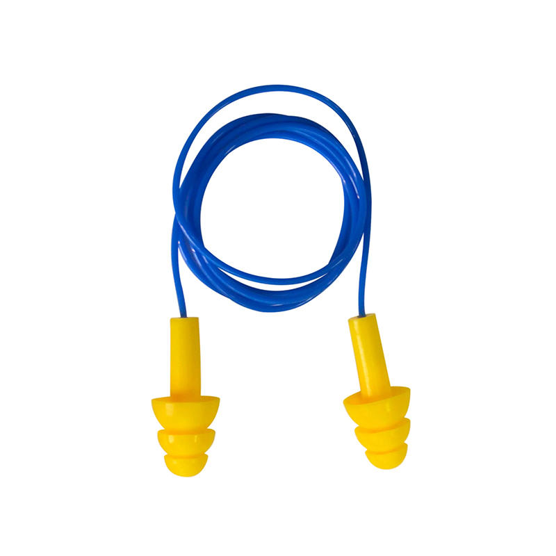 Silicone Ear Plugs with Nylon Cord Custom Earplugs for Swimming Sleeping