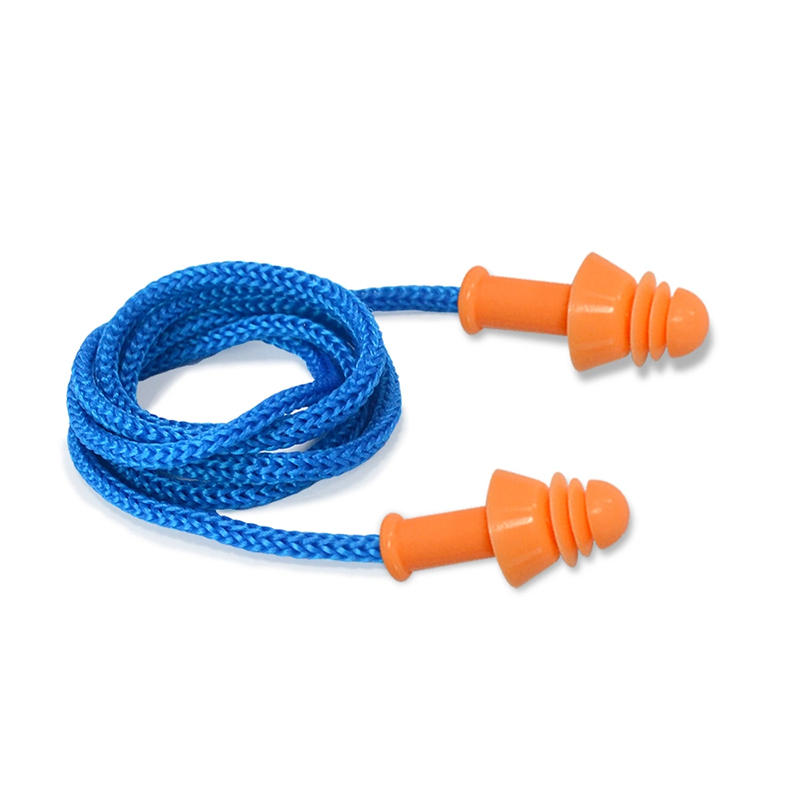 Equipment Protection and Safety Earplug Silicone Ear Plug Cords
