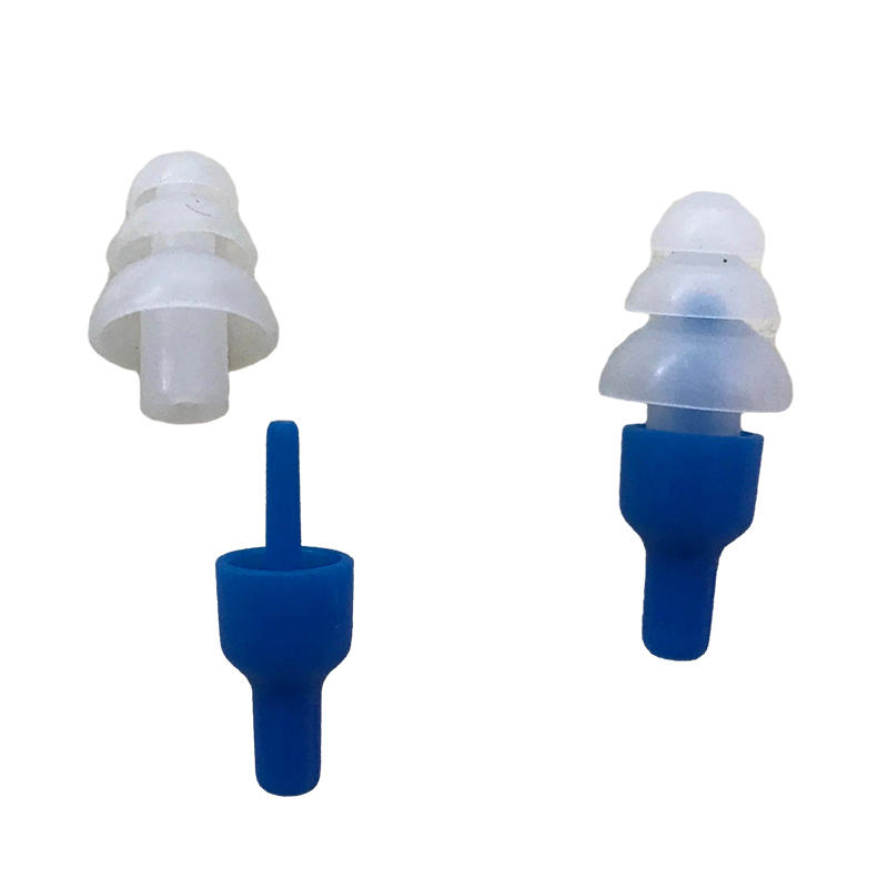 Waterproof Reusable Earplugs Silicone Quiet Noise Reduction Ear Plugs with Cord