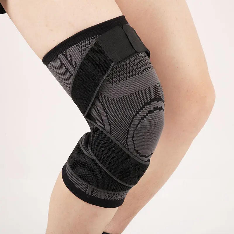 Compression Knee Sleeve Support With Brace