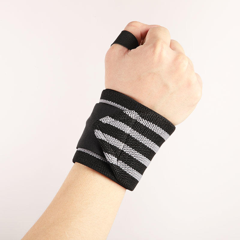 Adjustable Wrist Wraps Durable Support For Enhanced Weightlifting And Powerlifting