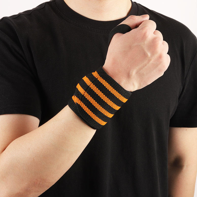 Adjustable Wrist Wraps Durable Support For Enhanced Weightlifting And Powerlifting