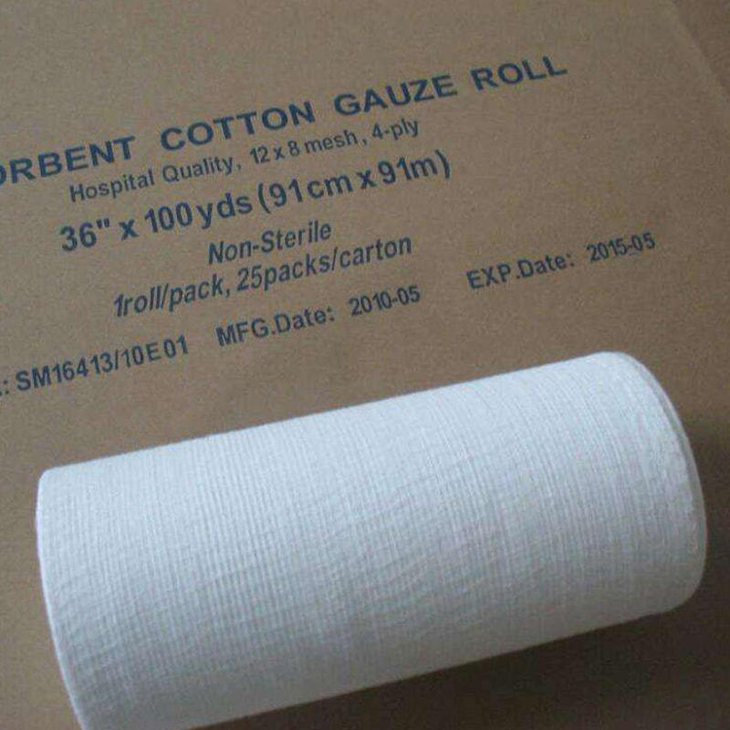 Bleched Cotton Jumbo Gauze Roll
