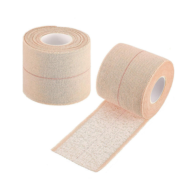 High Quality Breathable Athletic Beige Cotton Elastic Adhesive Bandage EAB