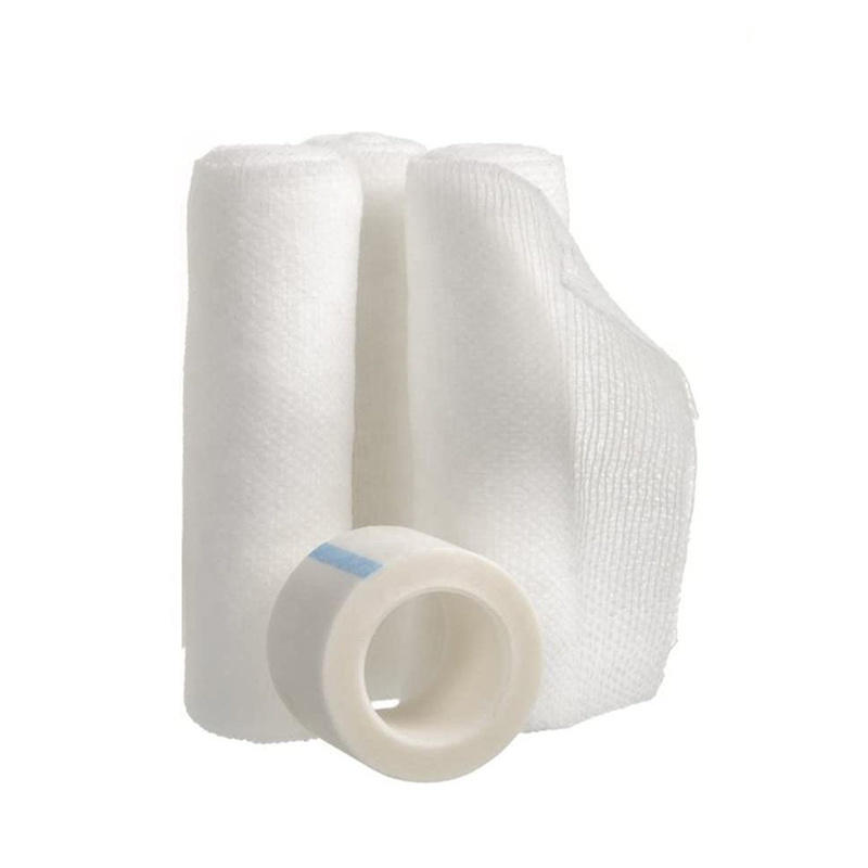 Premium Breathable Stretched PBT Elastic Bandage with Tape