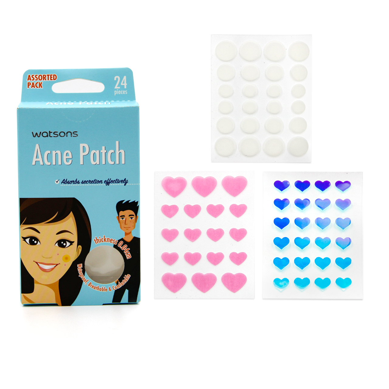 Hydrocolloid Acne Patches