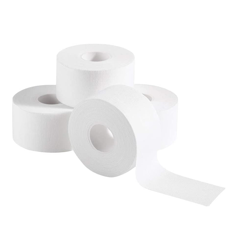 Comfortable Sports White Cotton Tape for Athletes