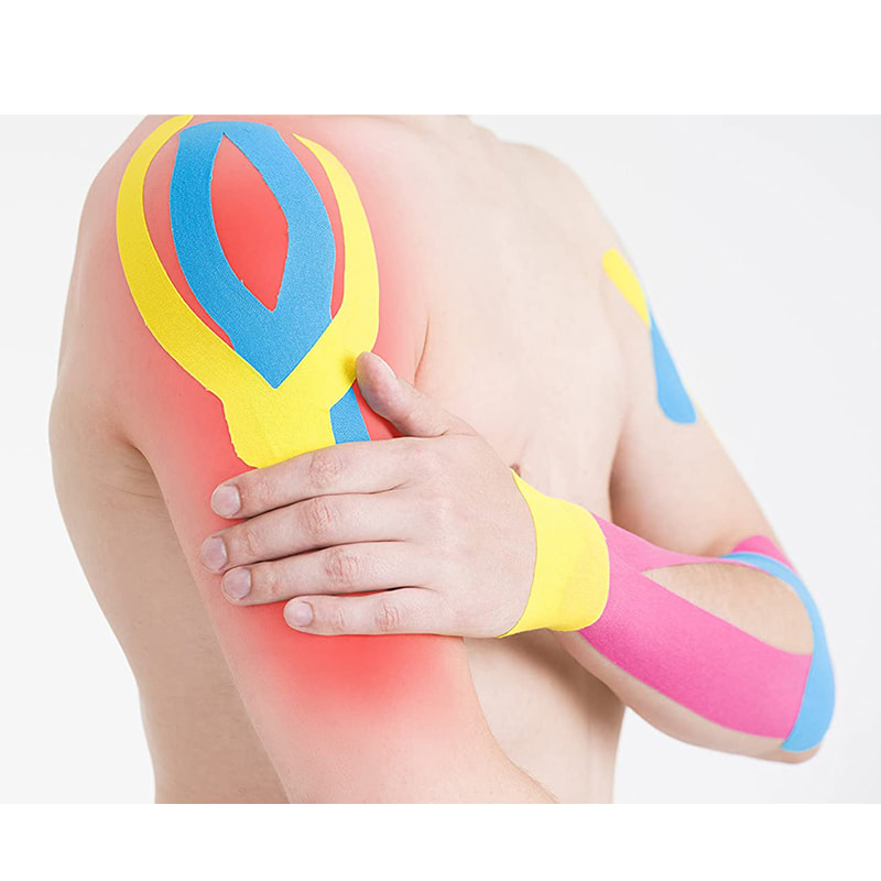 Athletic Sports Therapy Kinesiology Muscle Tape for Pain Relief 