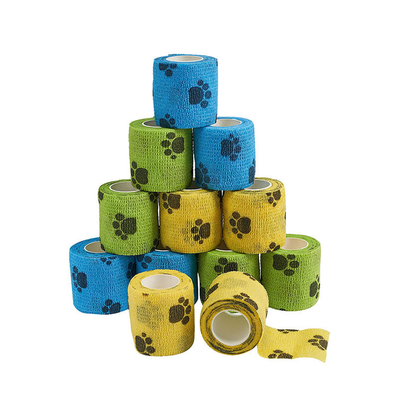 Premium Elastic Cohesive Cute Pet Cohesive Bandage