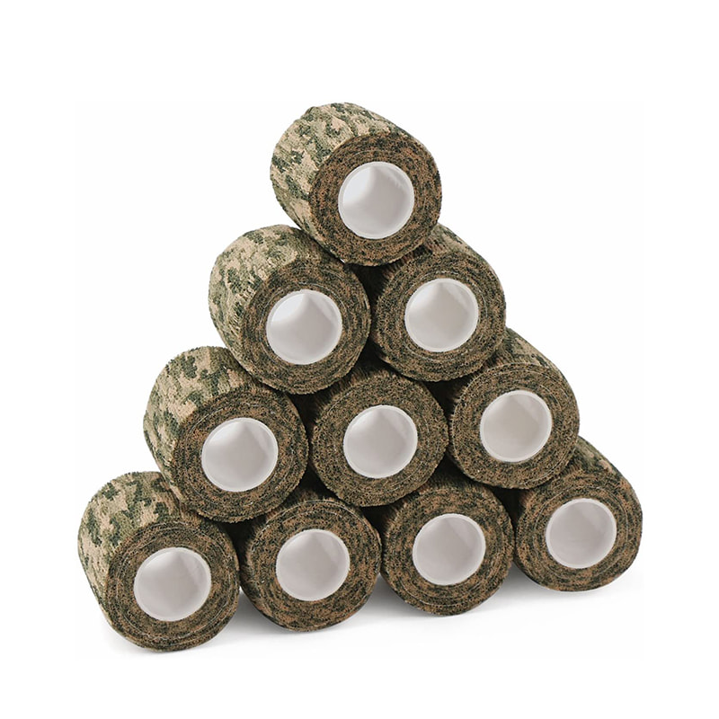 Outdoor Camo Protective Cohesive Bandage for Flashlight Hunting 