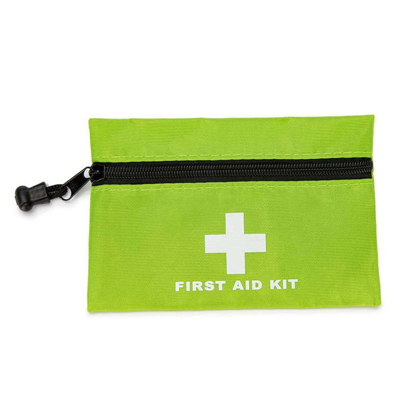 Green Empty First Aid Bag For Hiking Camping Cycling Travel Car 