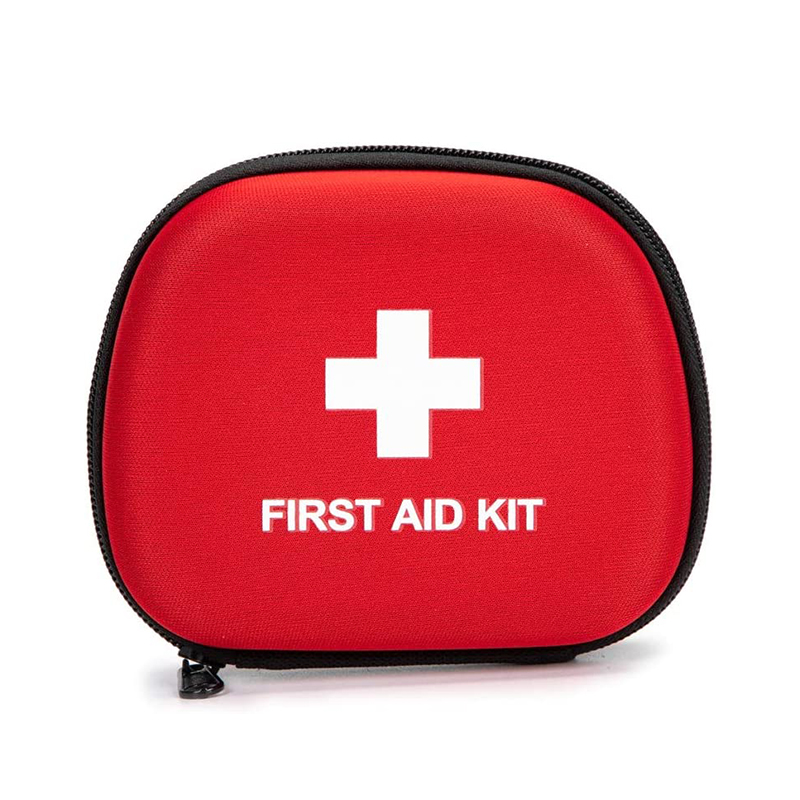 Home Health Medical Hard EVA Red Empty First Aid Case 