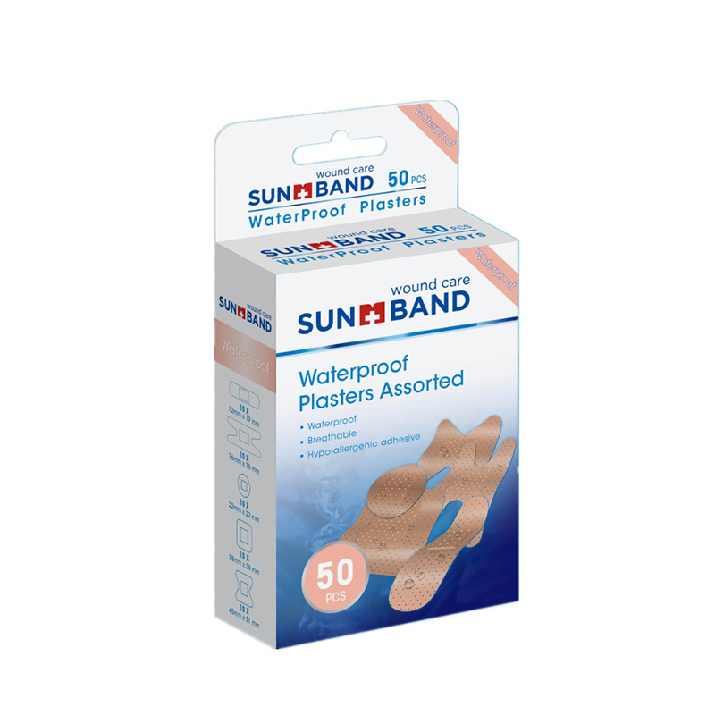 Assorted Breathable Waterproof Plaster for Wound Care 