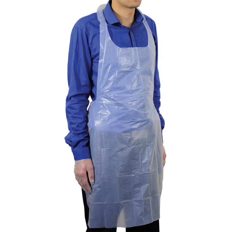 Disposable Medical White Polythene Dental Apron 